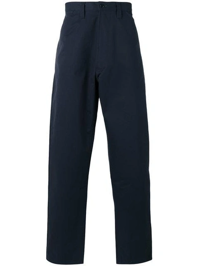 E. Tautz Chore Trousers In Blue