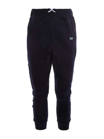 Nr Track Pants With Side Bands In Black