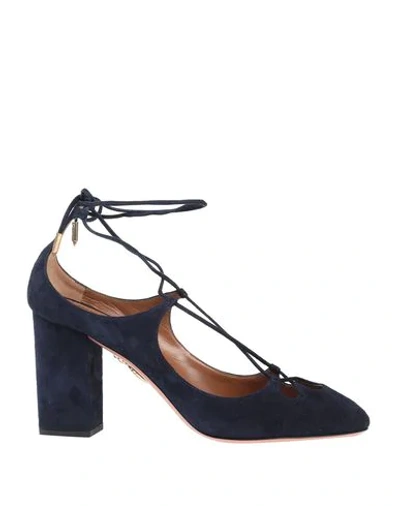 Aquazzura Pumps In Blue