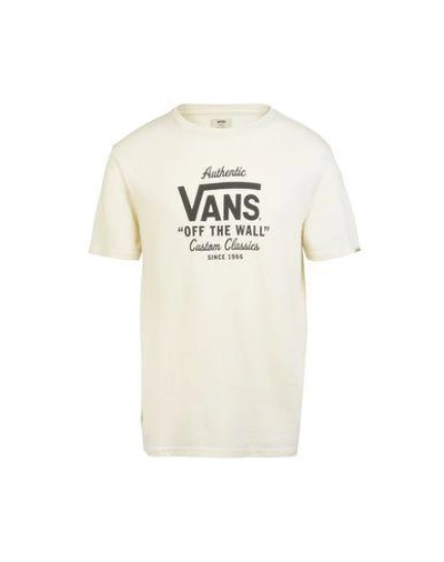 Vans Sports T-shirt In Ivory