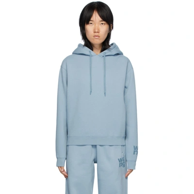 Alexander Wang T Alexanderwang.t Blue Foundation Terry Hoodie In 451 Slate B