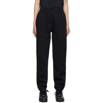 Alexander Wang T Foundation Terry Slim-fit Sweatpants In 001 Black