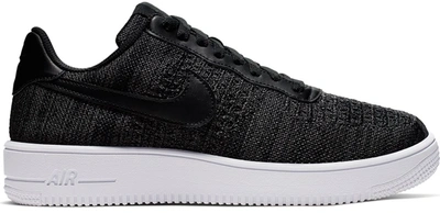Pre-owned Nike  Air Force 1 Flyknit 2.0 Black In Black/white-anthracite