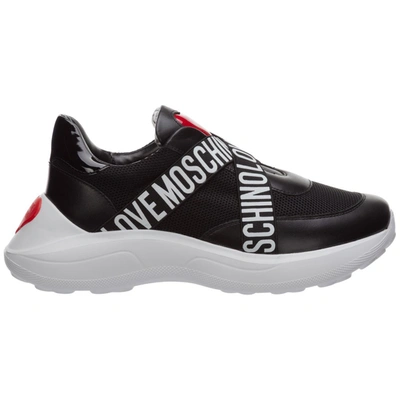 Love Moschino Women's Slip On Sneakers In Black