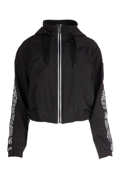 Moose Knuckles Angrignon Bomber Jacket In Black