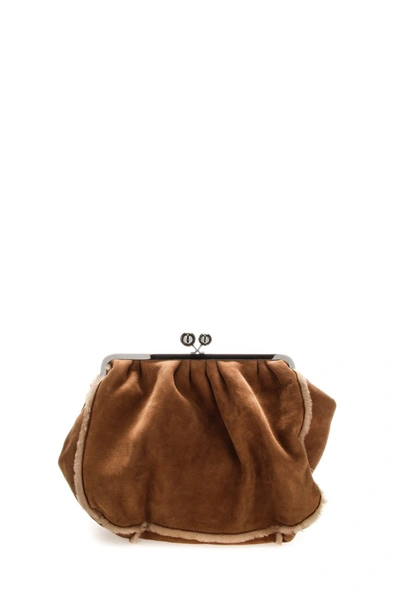 Weekend Max Mara Mary Shoulder Bag In Brown