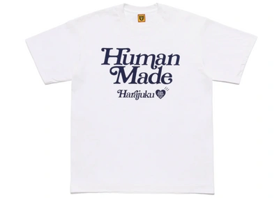 Pre-owned Human Made X Girls Don't Cry Harajuku T-shirt #1 White