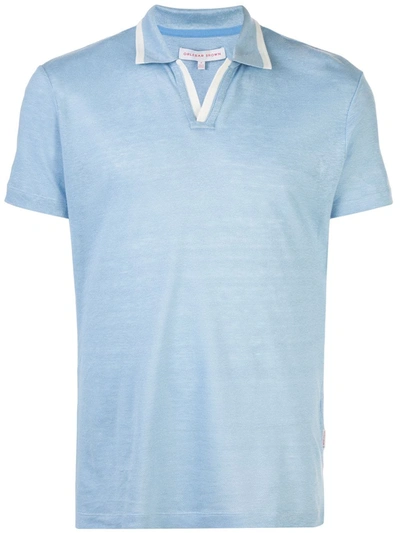 Orlebar Brown Felix Polo Shirt In Blue