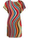Ps By Paul Smith Dress With Striped Pattern In Red