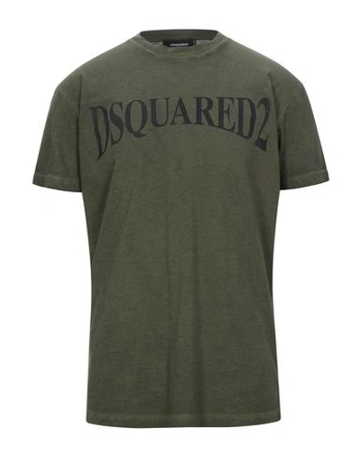 Dsquared2 T-shirts In Green