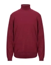 Roberto Collina Turtlenecks In Maroon