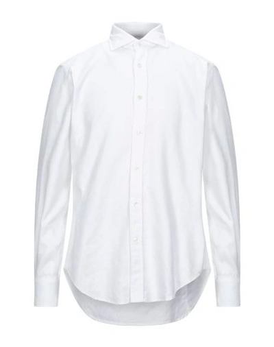 Addiction Solid Color Shirt In White