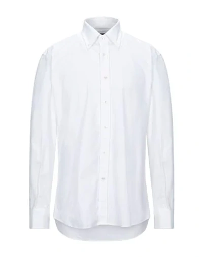 Addiction Solid Color Shirt In White