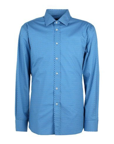 Luchino Camicie Shirts In Pastel Blue