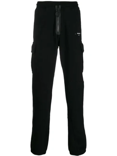 Off-white Parachute Buckled Cargo Trousers In Black