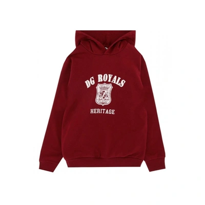 Dolce & Gabbana Kids' Dolce &amp; Gabbana Dg Royals Hoodie In Red