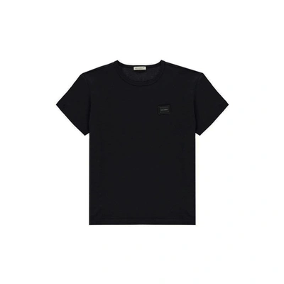 Dolce & Gabbana Kids' Dolce &amp; Gabbana Cotton Tshirt In Black