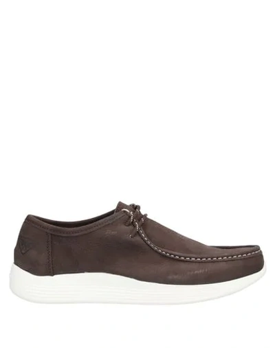 Docksteps Lace-up Shoes In Dark Brown