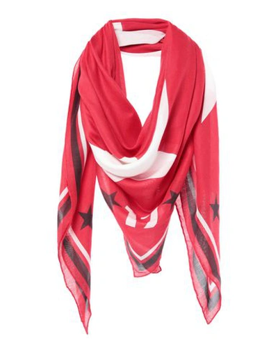 Givenchy Square Scarf In Red