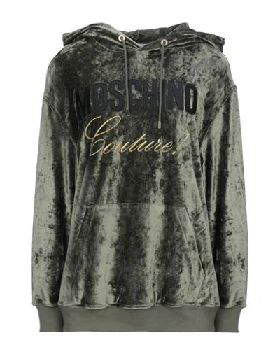 Moschino Sweatshirts In Military Green