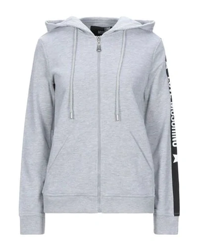 Love Moschino Sweatshirts In Light Grey