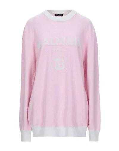 Balmain Sweater In Pink