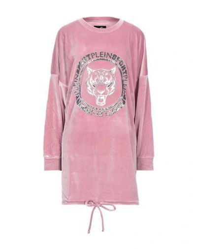 Plein Sport Sweatshirts In Light Pink