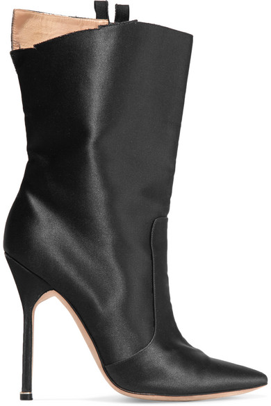 vetements x manolo blahnik satin boots
