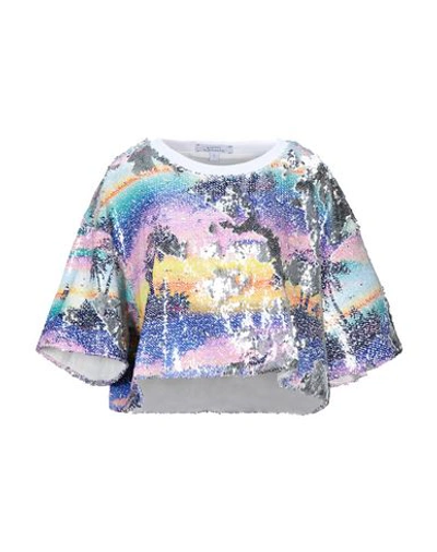 Ksenia Schnaider Hawaii Sequin Top In Multicolor