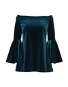 Chiara Boni La Petite Robe Blouses In Deep Jade