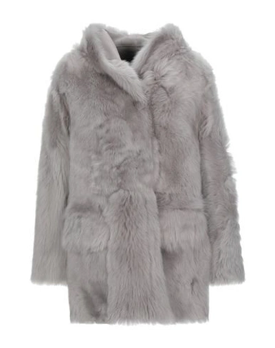 Blancha Coats In Grey