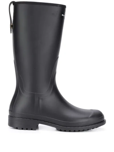 Mackintosh Abington Short Wellington Boots In Black