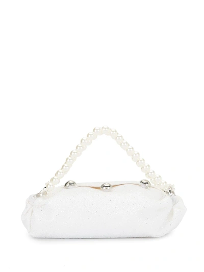 0711 Nino Snowy Small Tote Bag In White