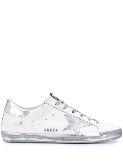 Golden Goose Super-star Low-top Sneakers In White