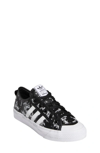 Adidas Originals Adidas Boys' Big Kids' Originals Nizza X Disney Sport Goofy Casual Shoes In Black/white