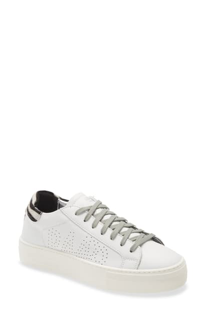 P448 Women's Thea Lace Up Platform Sneakers In White/ Czeb | ModeSens