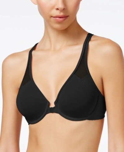 Wacoal Racerback Underwire Front Close Bra 65124 In Black