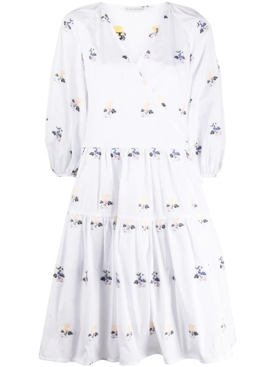 Cecilie Bahnsen Mirabelle Floral-print Dress In White