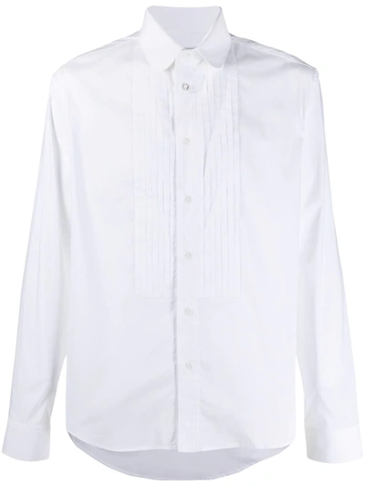 Off-white Now Print Tuxedo Shirt In White