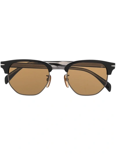 David Beckham Eyewear Db 1002/s Square-frame Sunglasses In Black