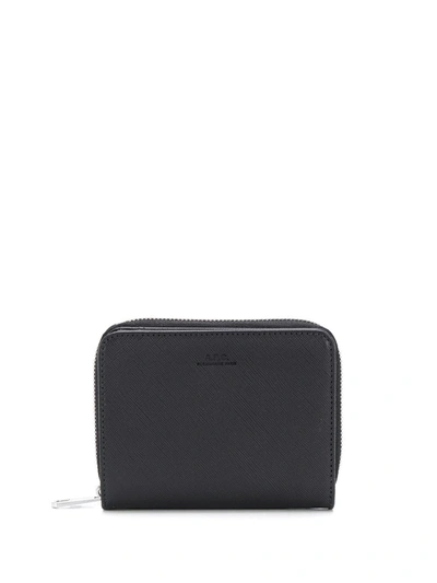 Apc Emmanuel Compact Wallet In Black
