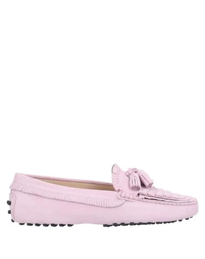 Tod's Loafers In Pink