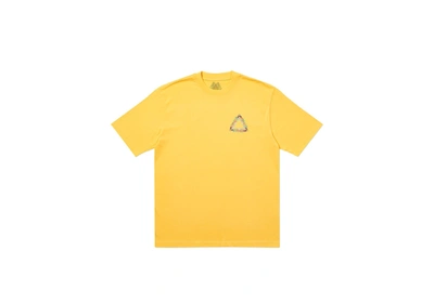 Pre-owned Palace  Tri-pumping T-shirt Yellow