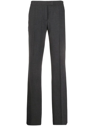 Pre-owned Gianfranco Ferre 2000s Straight-fit Tailored Trousers In Grey