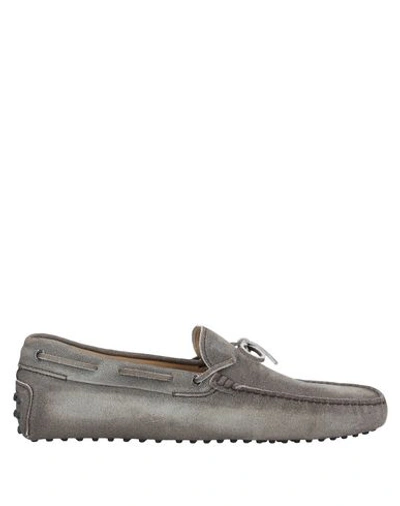 Tod's Loafers In Grey