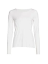 Wolford Aurora Pure Long-sleeve Active Top In White