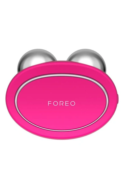 Foreo Bear Smart Microcurrent Facial Toning Device In Fuchsia