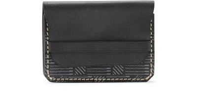 Moreau Paris Card Holder Flap Baranil In Noir