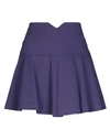 Patrizia Pepe Mini Skirts In Purple