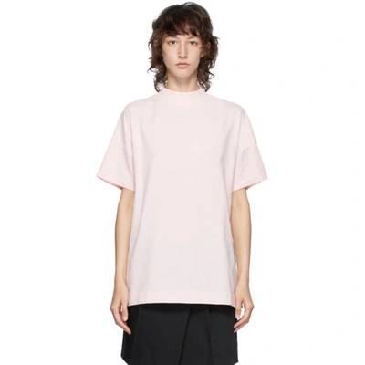 Alyx Oversized Mock Neck T-shirt In 001 Pink
